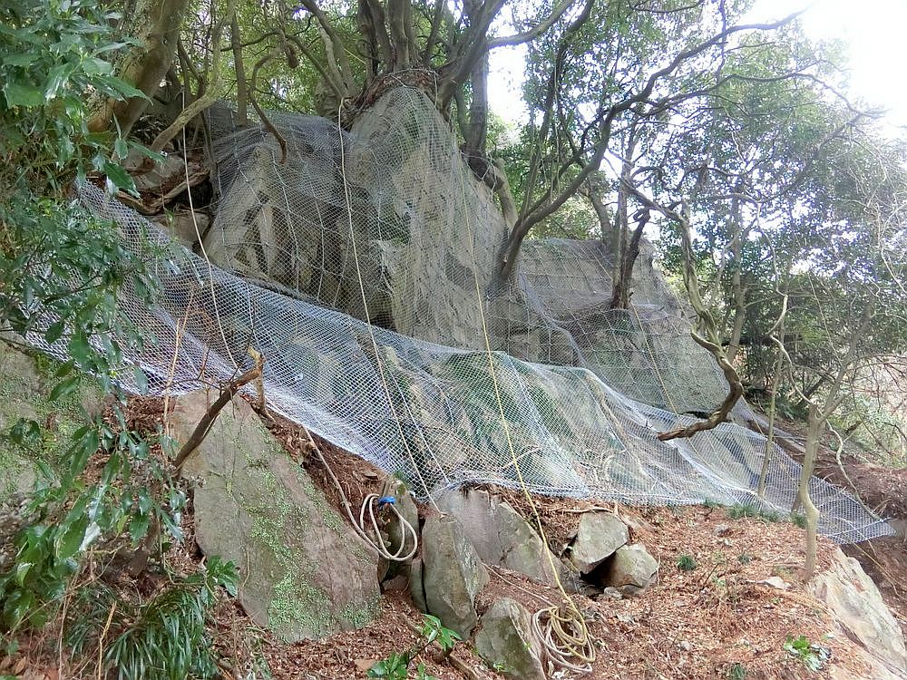 JR落石防止工事