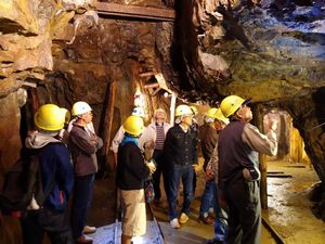 明延鉱山の坑内