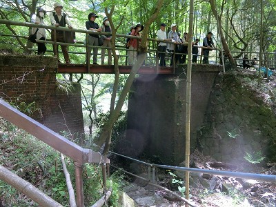 竹林橋の上から