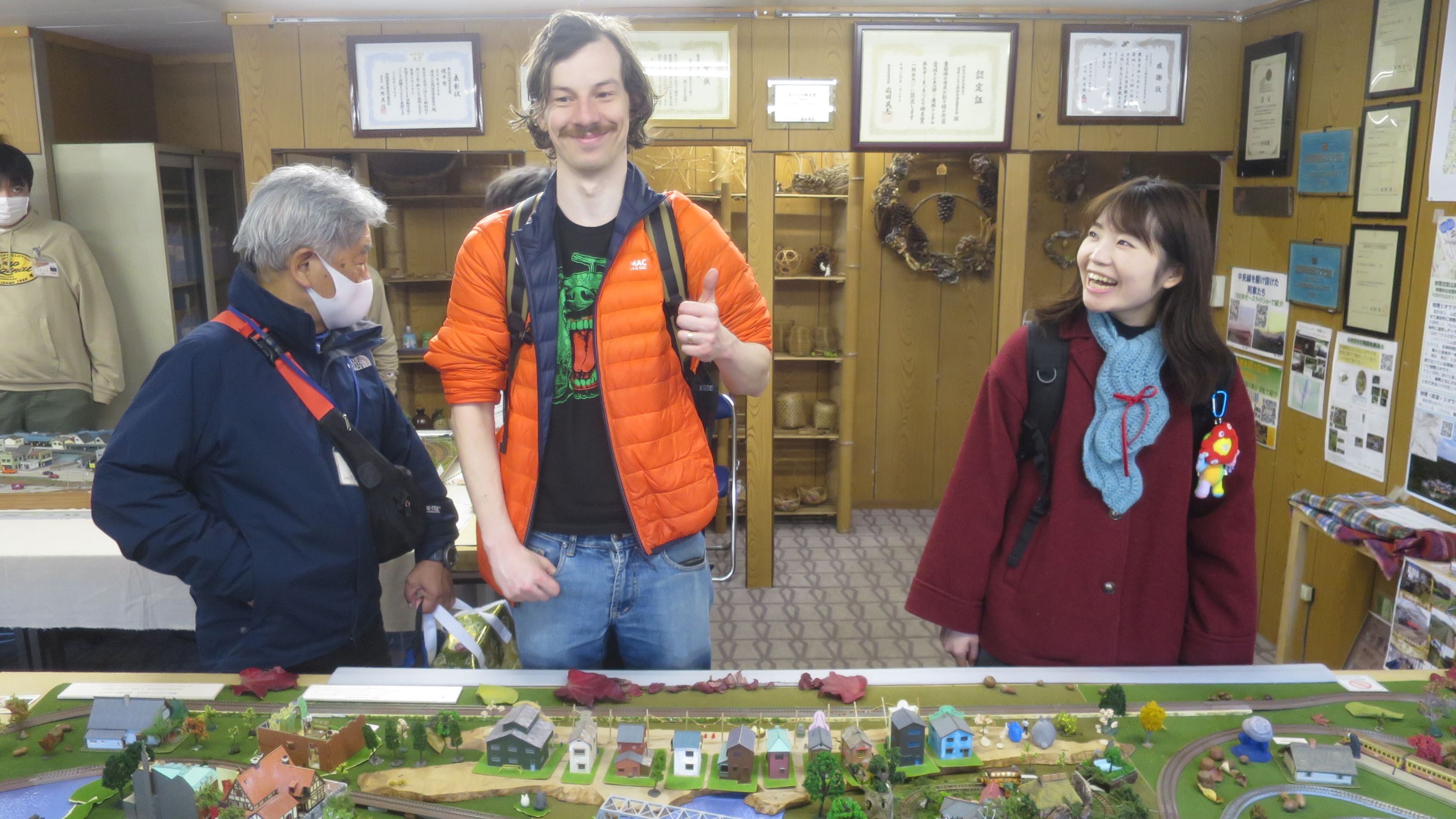 お客さまには外国の方も