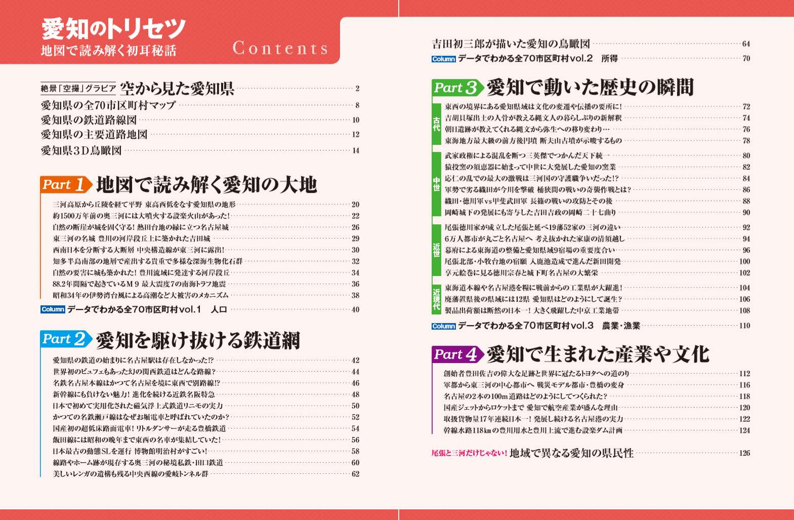 愛知のトリセツ 目次