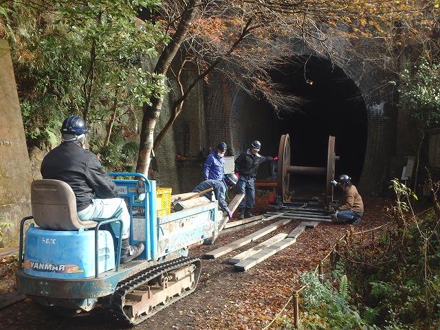 春日井口横持作業