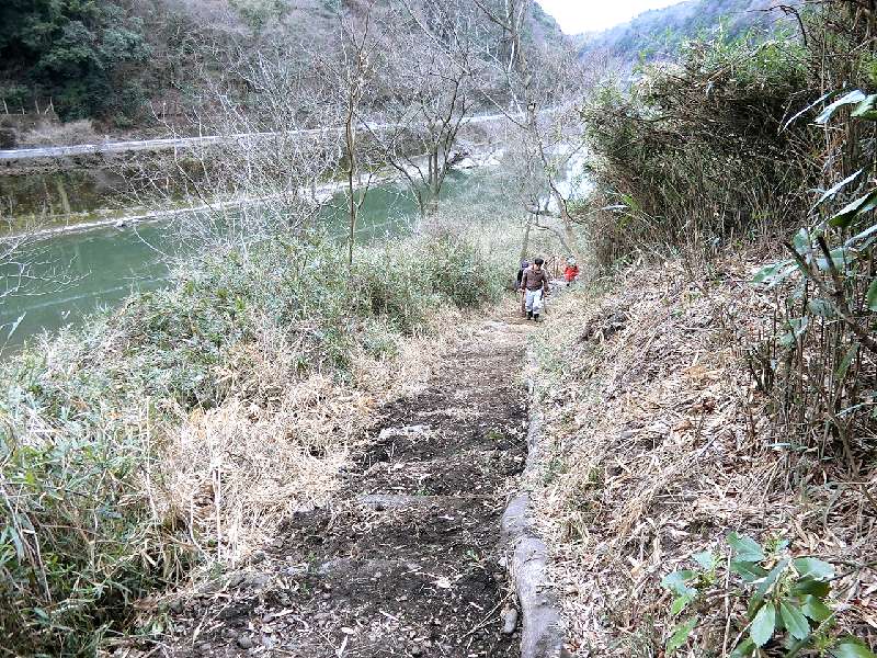 谷口坂　改修前の状態